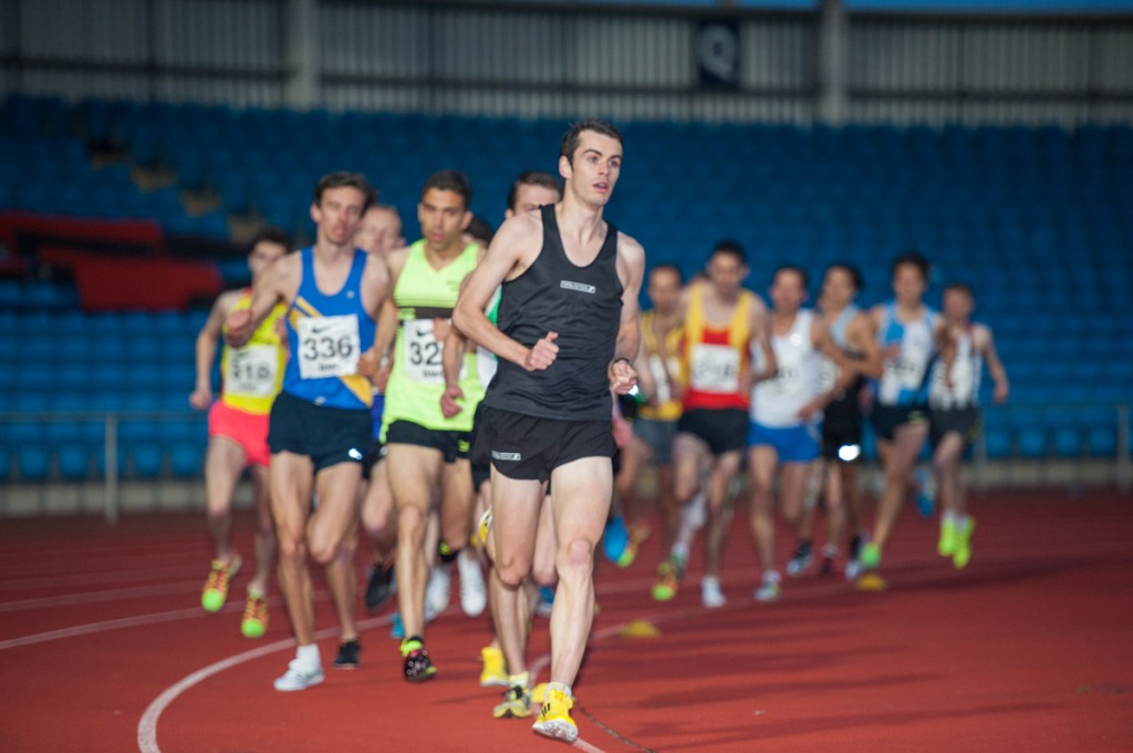 Pacemaking duties at the Manchester British Milers meeting